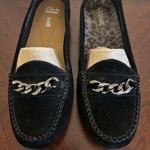 Vionic Shoes Vionic Suede Loafers With Hardware